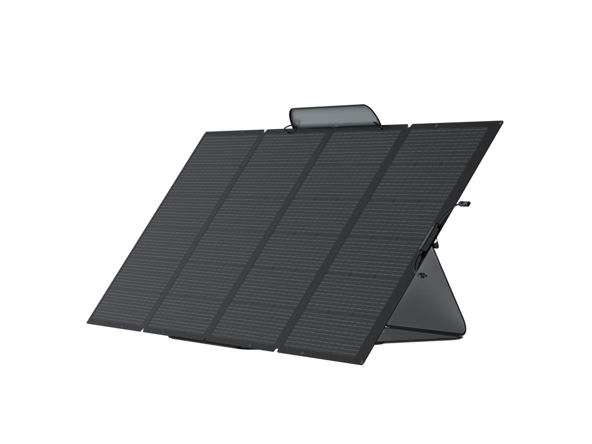 Lightweight solar charger outlet for backpacking